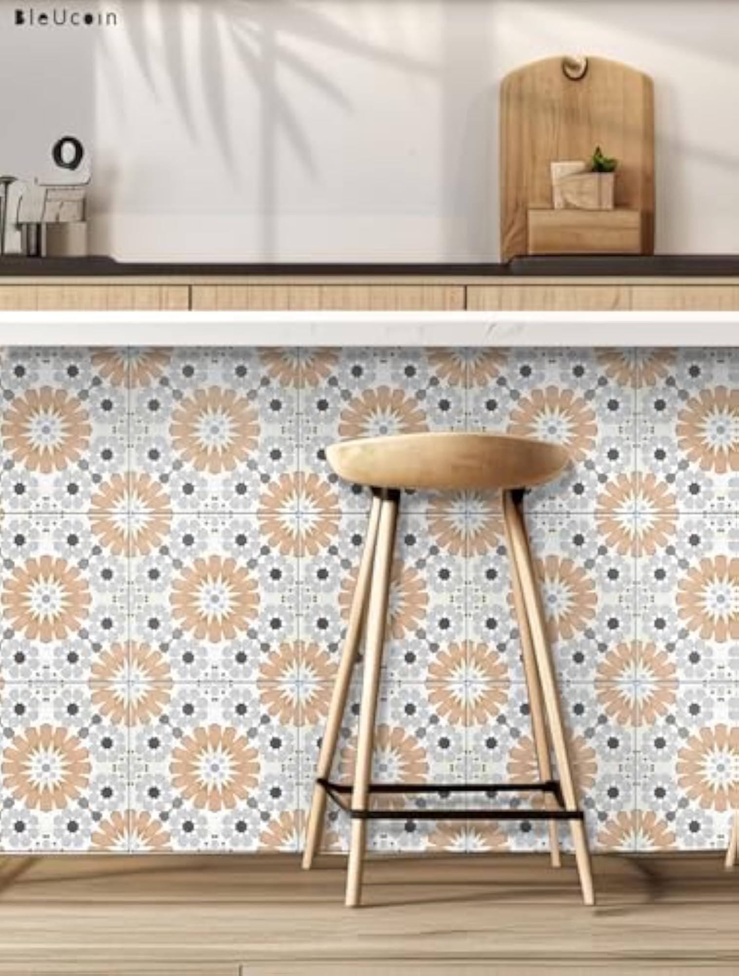 Ivora Peel and Stick Tile Stickers, Vinyl Backsplash